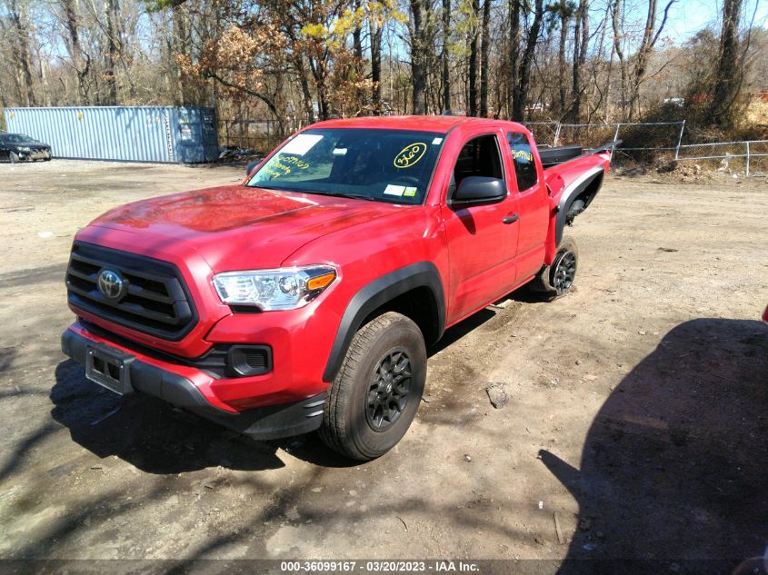 2022 TOYOTA TACOMA 4WD SR/SR5 VIN: 3TYSX5EN3NT012920