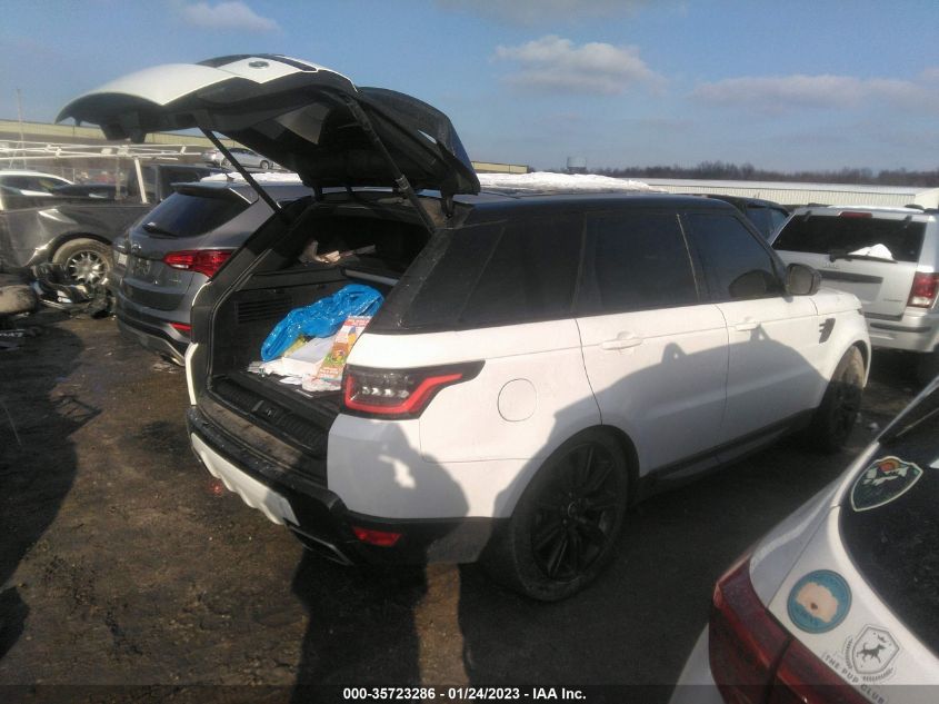 2022 LAND ROVER RANGE ROVER SPORT HSE SILVER EDITION VIN: SALWR2SU5NA202550