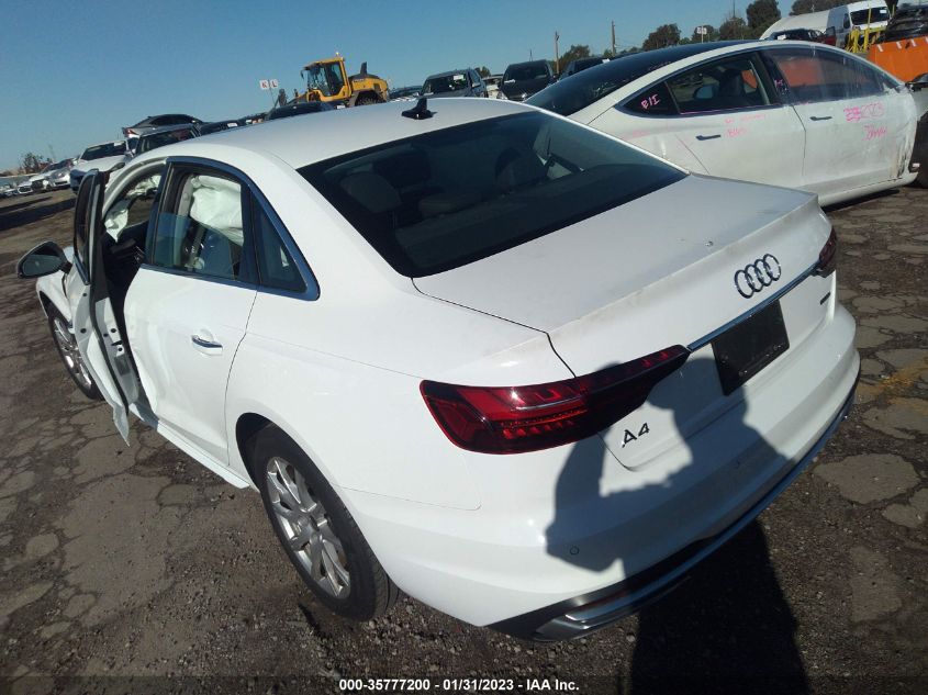 2021 AUDI A4 SEDAN PREMIUM VIN: WAUABAF46MN016031