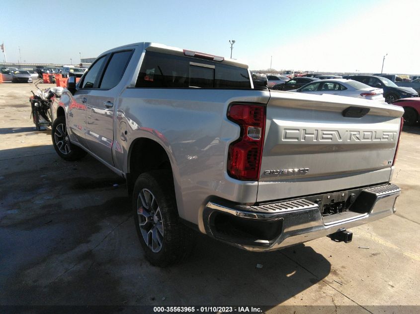 2021 CHEVROLET SILVERADO 1500 LT VIN: 3GCPWCED0MG110168