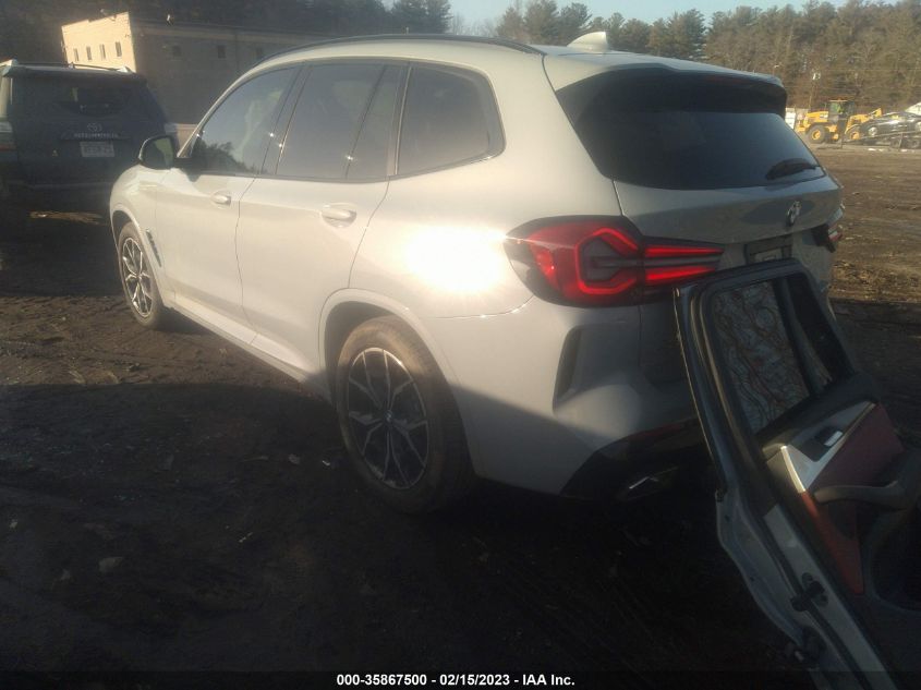 2022 BMW X3 XDRIVE30I VIN: 5UX53DP04N9L36181