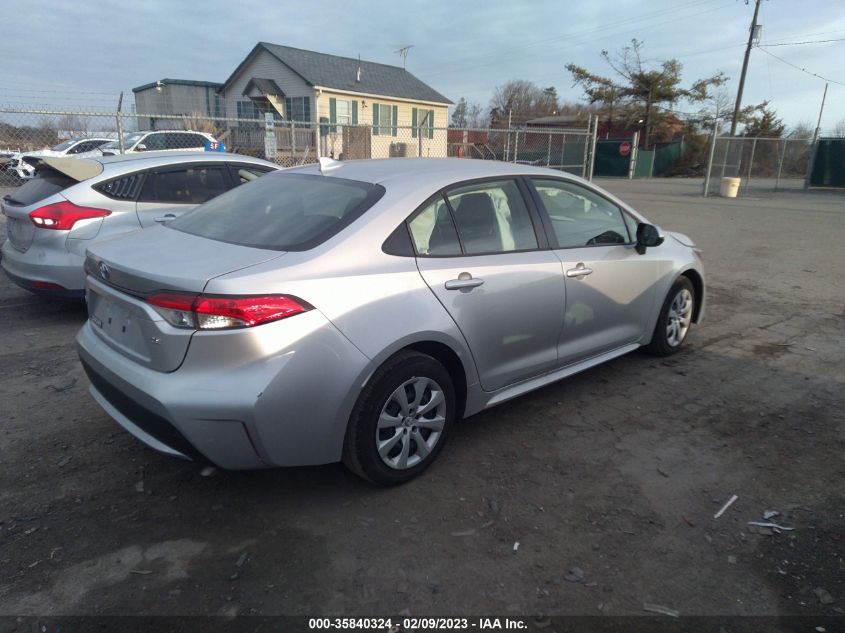 2022 TOYOTA COROLLA LE VIN: JTDEPMAE6N3011805