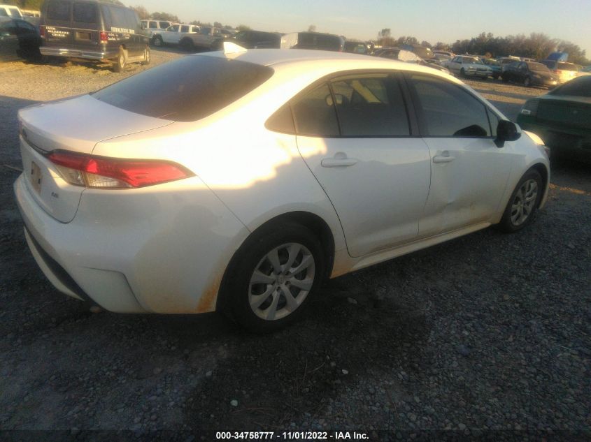 2021 TOYOTA COROLLA LE VIN: JTDEPMAEXMJ129706