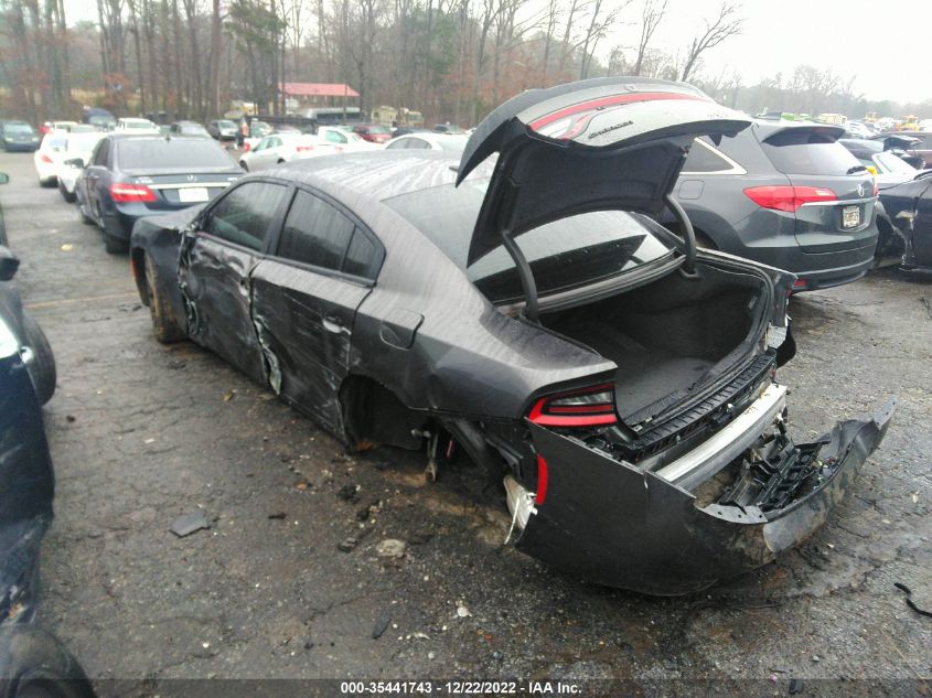 2022 DODGE CHARGER SXT VIN: 2C3CDXBG3NH143049
