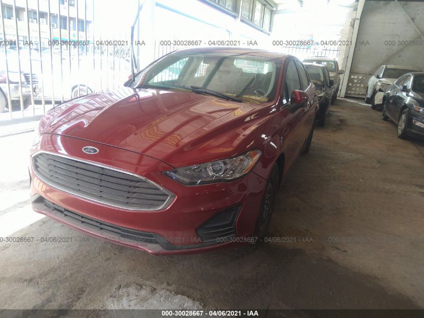 2020 FORD FUSION S VIN: 3FA6P0G76LR160130