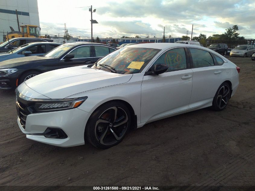 2021 HONDA ACCORD SEDAN SPORT SE VIN: 1HGCV1F46MA003825