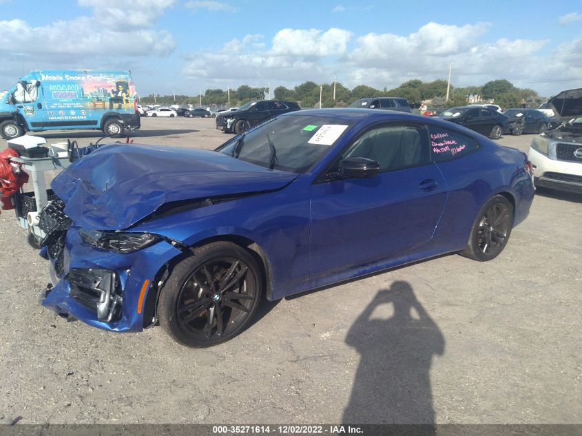 2022 BMW 4 SERIES 430I XDRIVE VIN: WBA73AP0XNCK19178