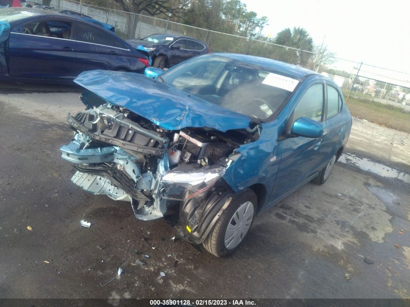 2022 MITSUBISHI MIRAGE G4 ES/LE/BLACK EDITION VIN: ML32FUFJ7NHF08625