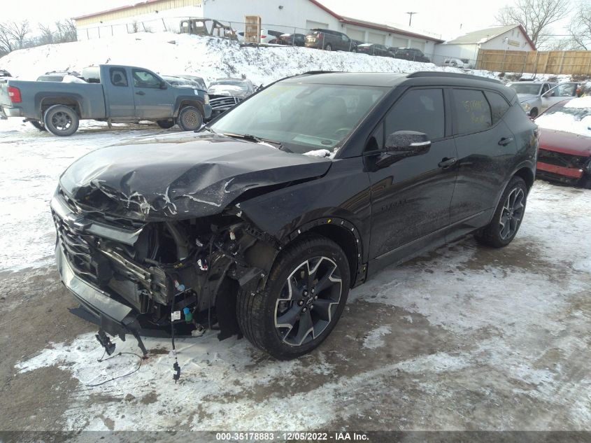 2021 CHEVROLET BLAZER RS VIN: 3GNKBKRS7MS544570