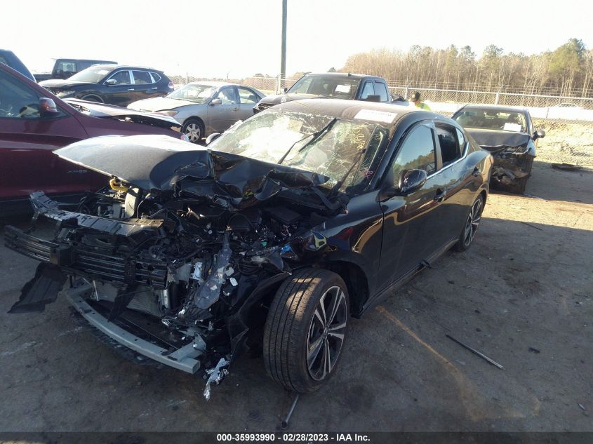 2022 NISSAN SENTRA SR VIN: 3N1AB8DVXNY304584