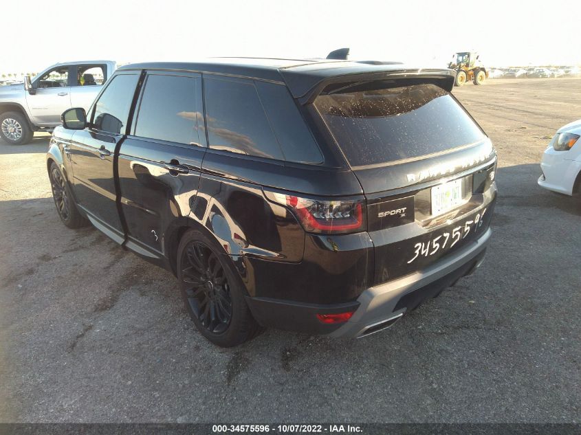 2022 LAND ROVER RANGE ROVER SPORT SE VIN: SALWG2SU7NA237290