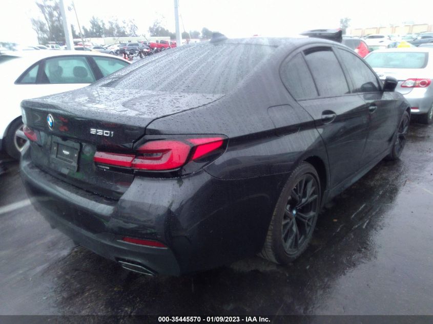 2022 BMW 5 SERIES 530I VIN: WBA53BH0XNCK57988