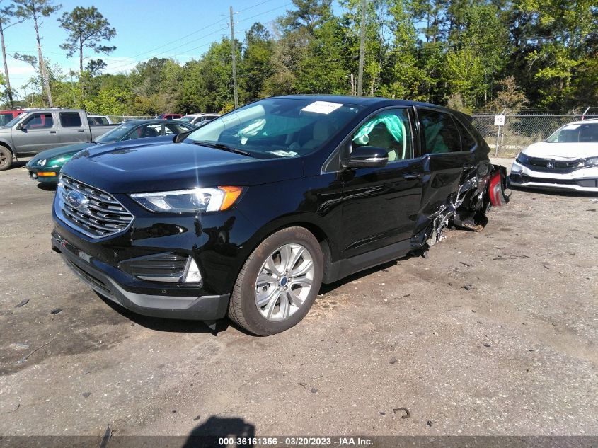 2022 FORD EDGE TITANIUM VIN: 2FMPK4K93NBB06195