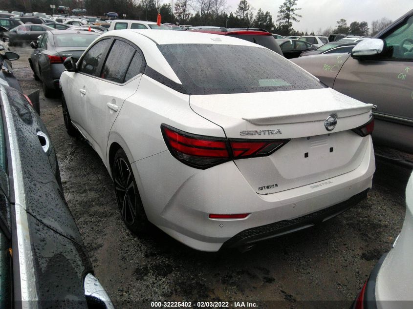 2021 NISSAN SENTRA SR VIN: 3N1AB8DV0MY319173