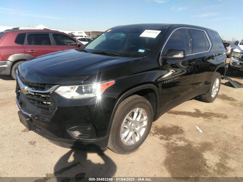 2021 CHEVROLET TRAVERSE LS VIN: 1GNERFKW3MJ180730