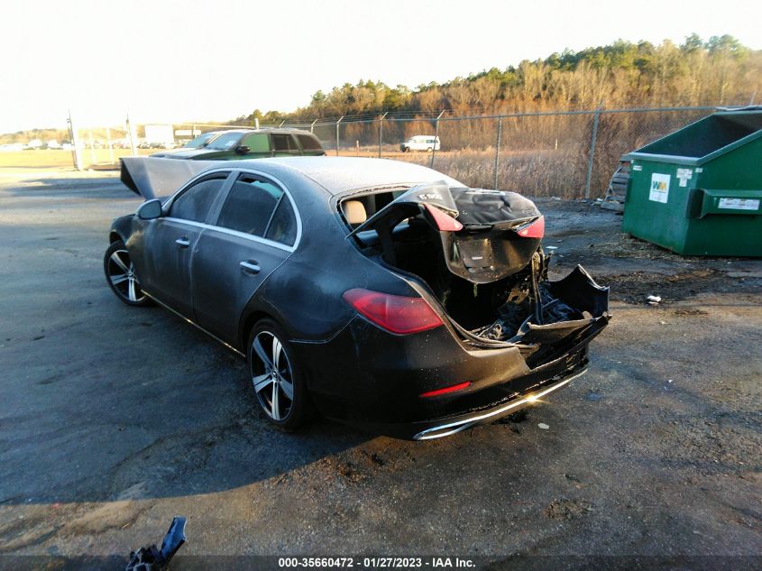2022 MERCEDES-BENZ C-CLASS C 300 VIN: W1KAF4GB8NR052986