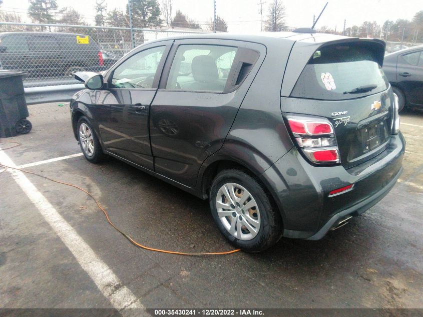 2020 CHEVROLET SONIC LT VIN: 1G1JG6SB2L4131311