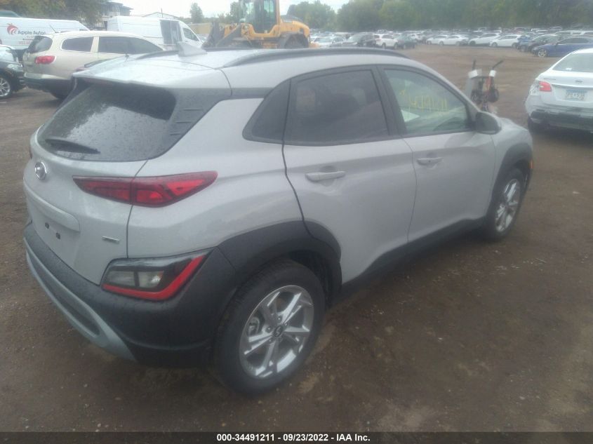 2022 HYUNDAI KONA SEL VIN: KM8K6CAB0NU845841