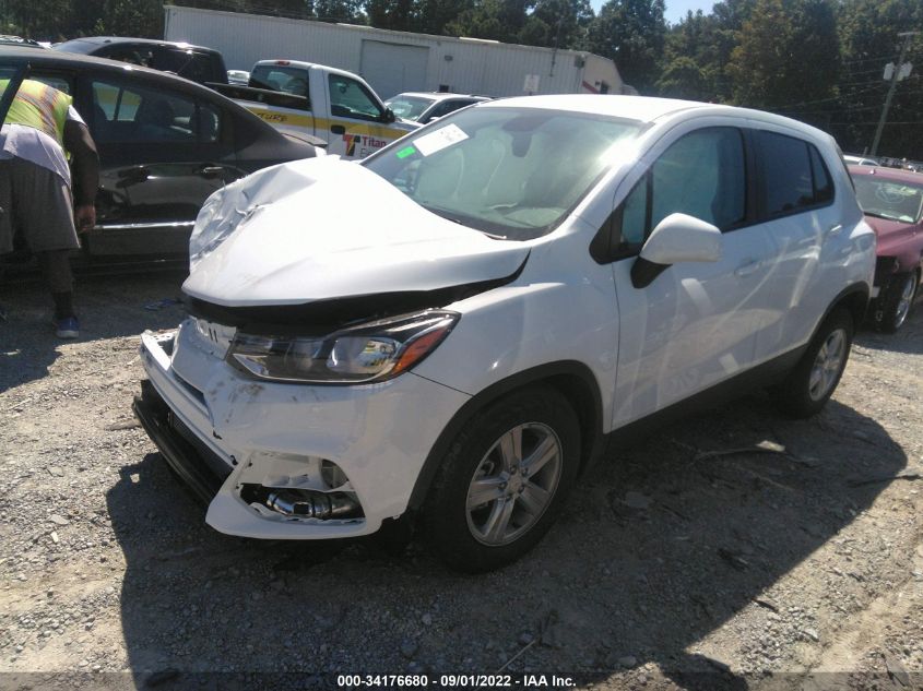 2022 CHEVROLET TRAX LS VIN: KL7CJKSM1NB543405