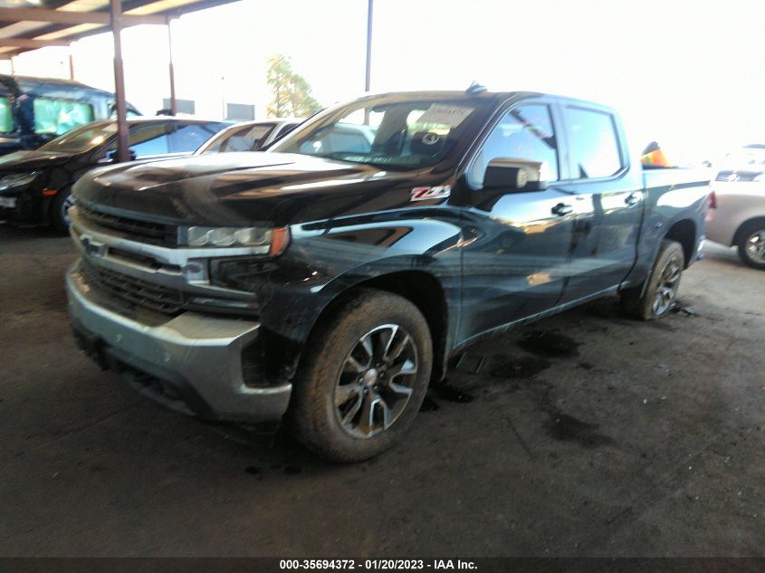 2021 CHEVROLET SILVERADO 1500 LT VIN: 3GCUYDEDXMG319789