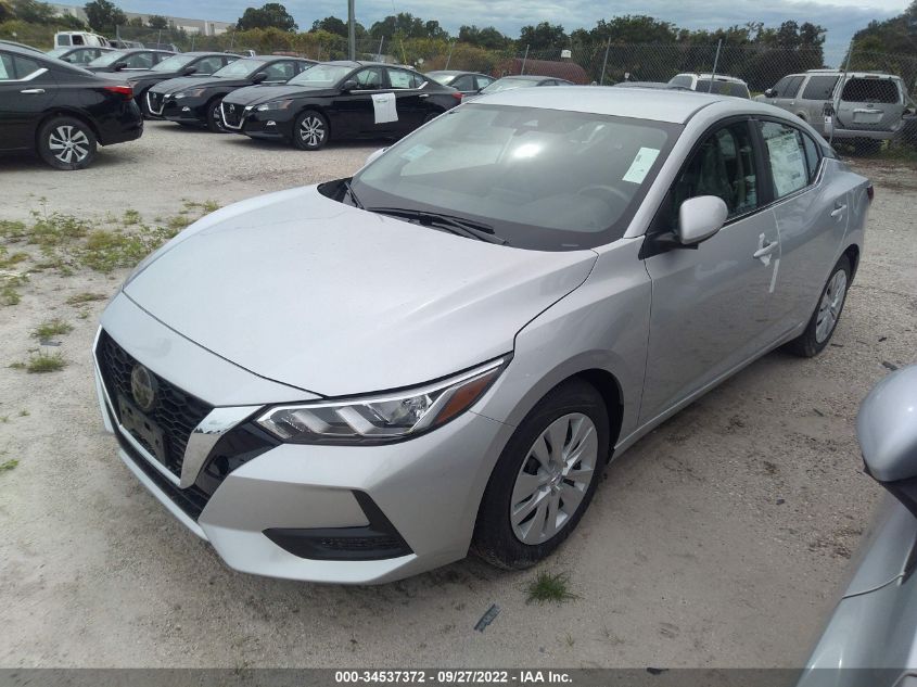 2022 NISSAN SENTRA S VIN: 3N1AB8BV5NY293092