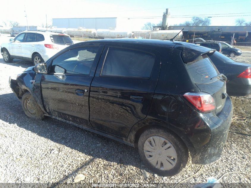 2021 MITSUBISHI MIRAGE ES/LE/CARBONITE EDITION VIN: ML32AUHJXMH010863