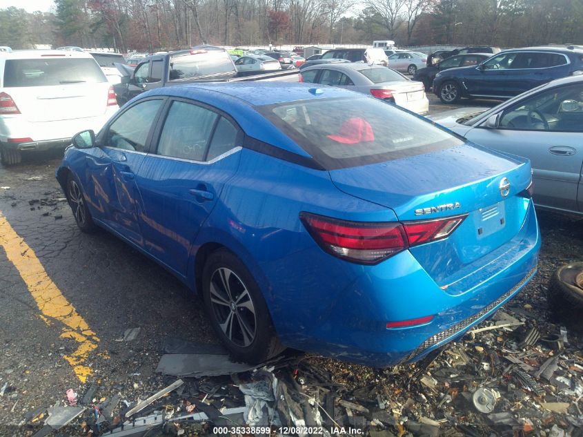 2021 NISSAN SENTRA SV VIN: 3N1AB8CV9MY314538