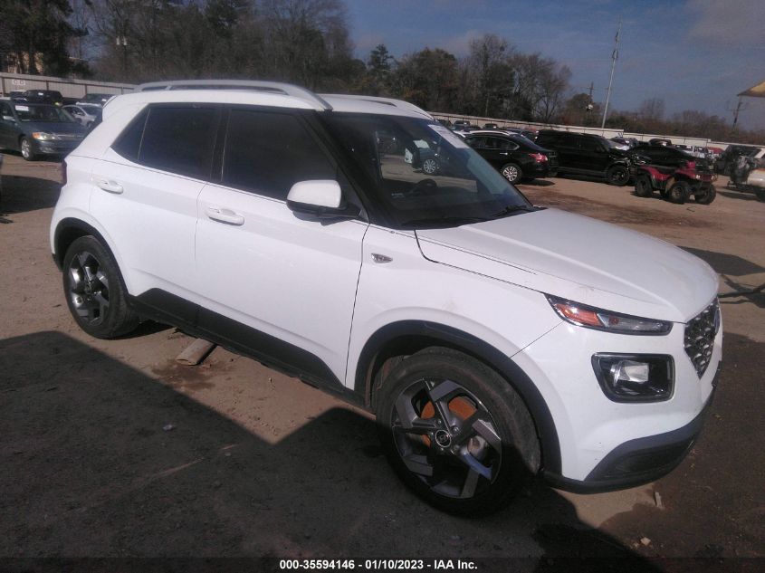 2021 HYUNDAI VENUE SEL VIN: KMHRC8A35MU100112