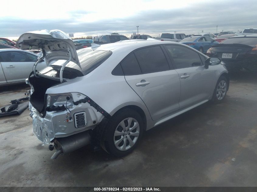 2022 TOYOTA COROLLA LE VIN: JTDEPMAE7N3027284