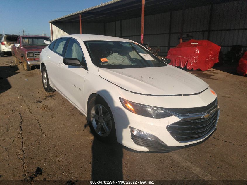 2022 CHEVROLET MALIBU LS VIN: 1G1ZB5ST0NF189851