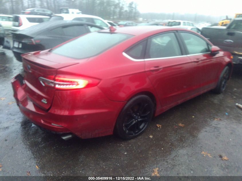 2020 FORD FUSION SE VIN: 3FA6P0HD7LR219254