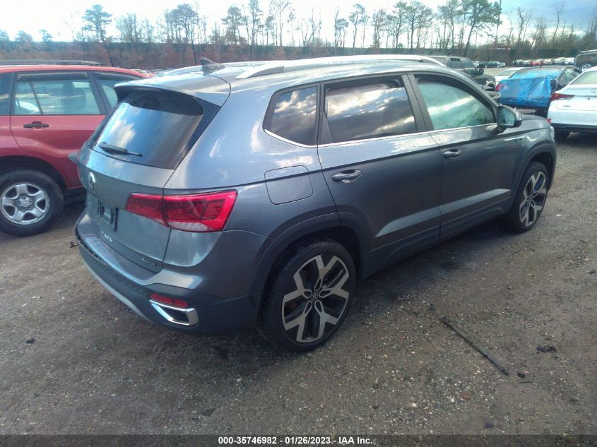 2022 VOLKSWAGEN TAOS SEL VIN: 3VV2X7B22NM031350