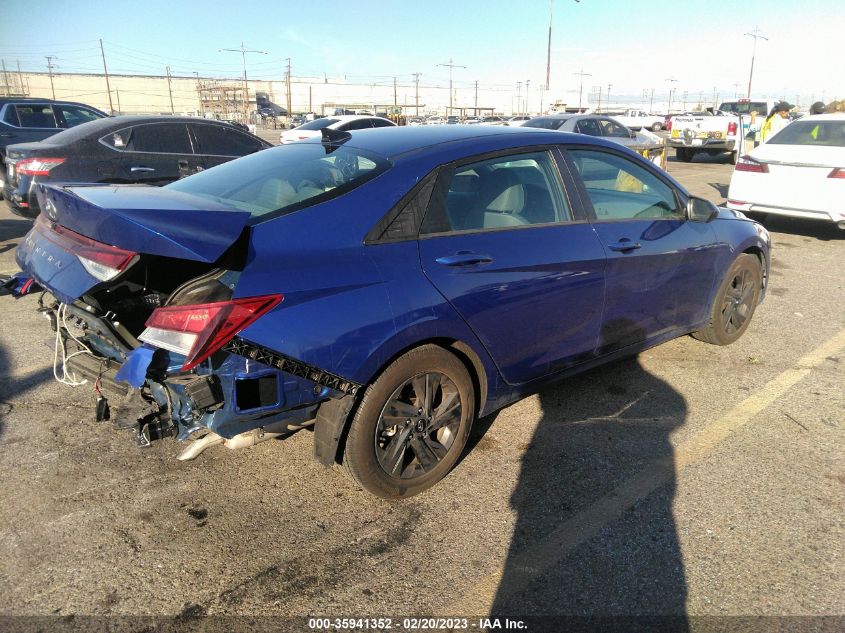 2022 HYUNDAI ELANTRA SEL VIN: 5NPLM4AG4NH073130