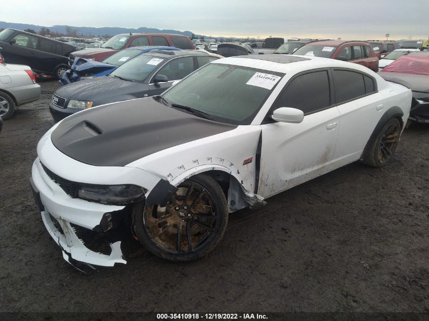 2021 DODGE CHARGER SCAT PACK WIDEBODY VIN: 2C3CDXGJ4MH582506