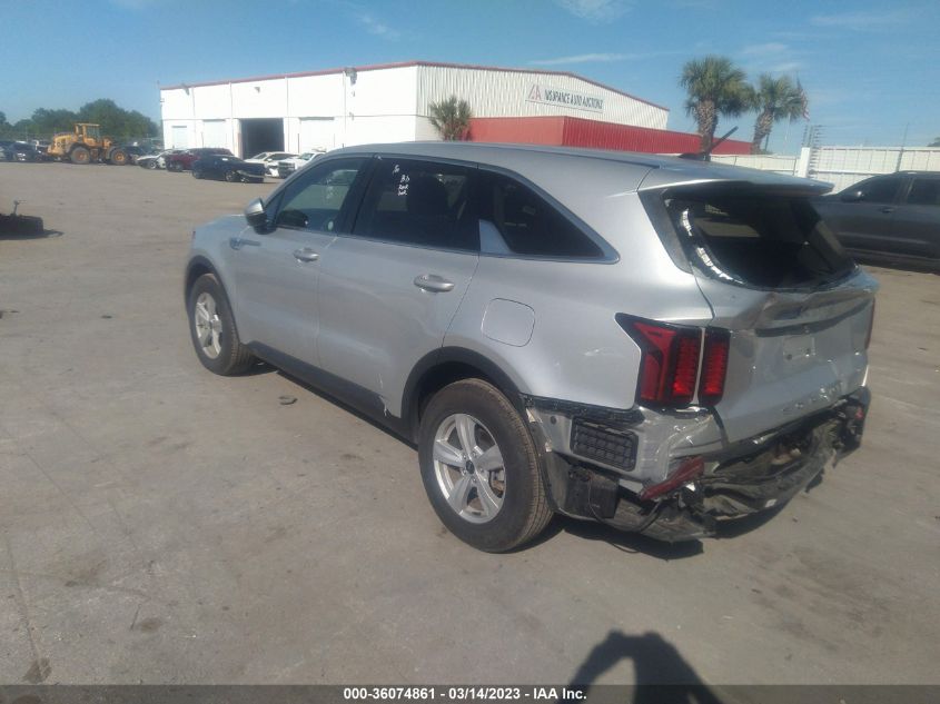 2022 KIA SORENTO LX VIN: 5XYRG4LC2NG109397