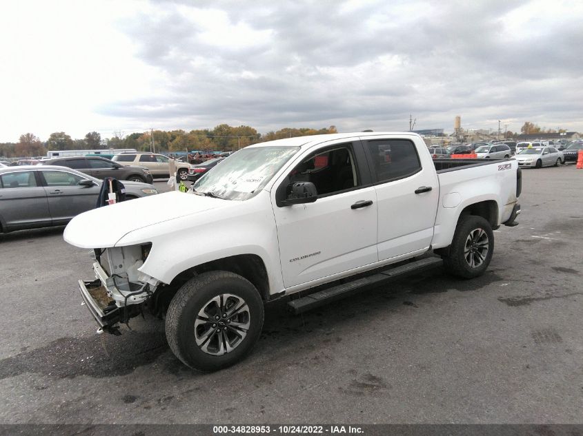 2021 CHEVROLET COLORADO 4WD Z71 VIN: 1GCGTDEN2M1226476