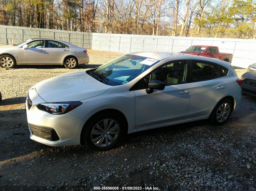 2021 SUBARU IMPREZA VIN: 4S3GTAB62M3712883