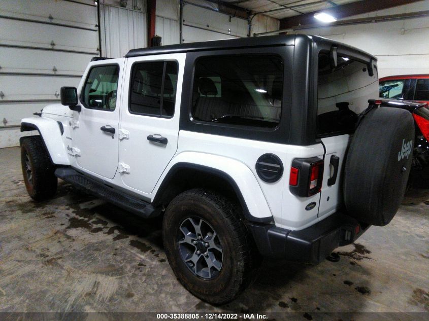 2020 JEEP WRANGLER UNLIMITED SAHARA VIN: 1C4HJXEN6LW133053