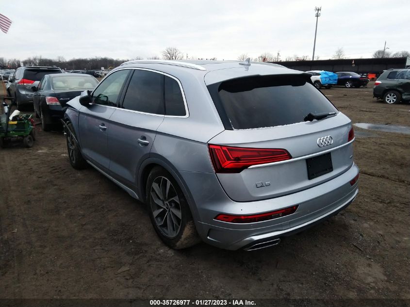 2022 AUDI Q5 S LINE PREMIUM PLUS VIN: WA1EAAFY7N2069232