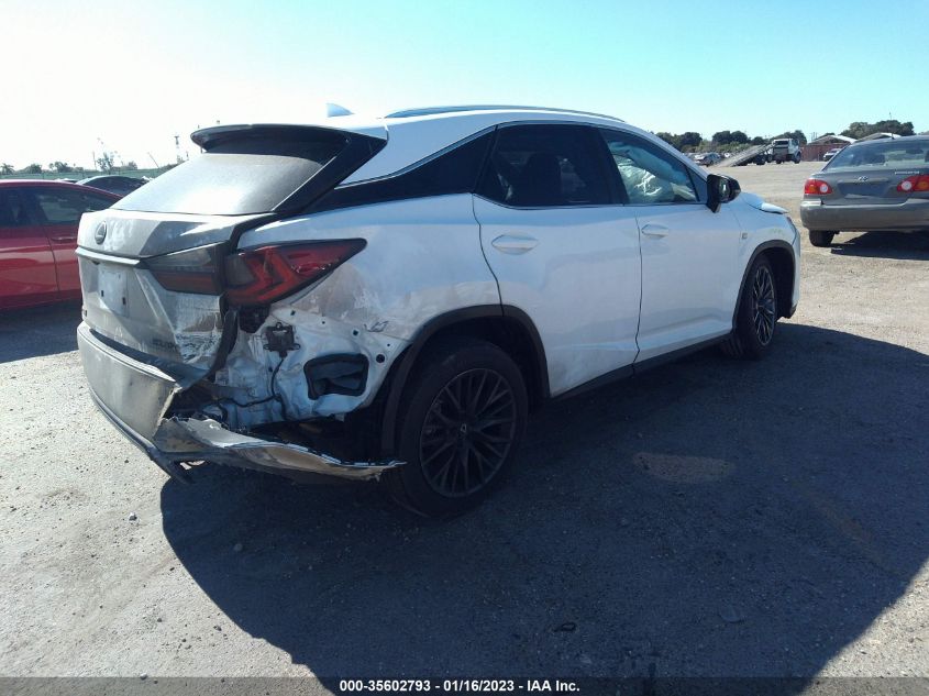2021 LEXUS RX RX 350 F SPORT HANDLING VIN: 2T2YZMDA1MC289139