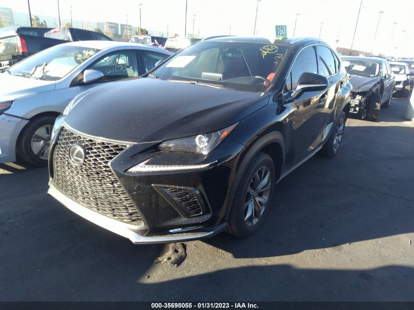 2021 LEXUS NX NX 300 F SPORT VIN: JTJSARBZ7M2183930