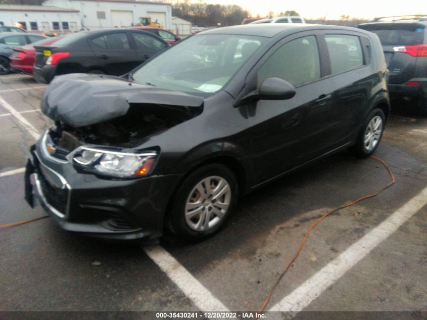 2020 CHEVROLET SONIC LT VIN: 1G1JG6SB2L4131311