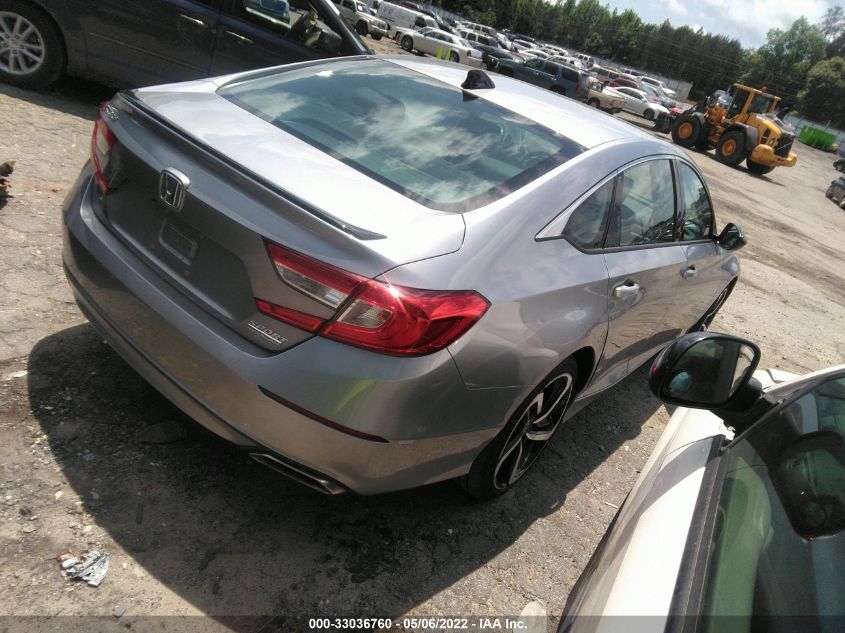 2021 HONDA ACCORD SEDAN SPORT SE VIN: 1HGCV1F40MA078522
