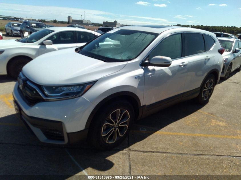 2021 HONDA CR-V HYBRID EX-L VIN: 7FART6H86ME018669