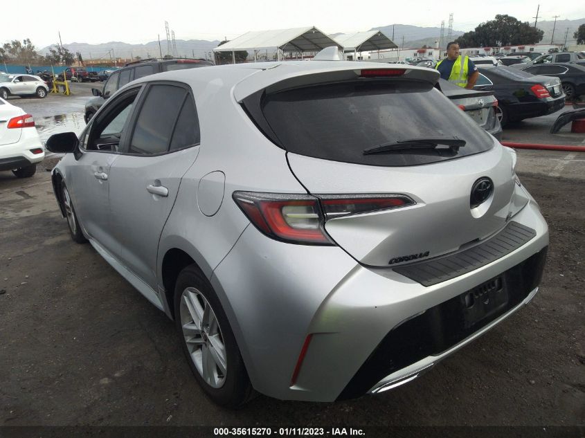 2022 TOYOTA COROLLA HATCHBACK SE/NIGHTSHADE/XSE VIN: JTND4MBE4N3159742