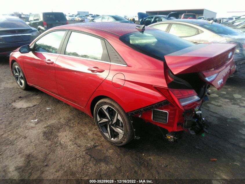 2023 HYUNDAI ELANTRA HYBRID LIMITED VIN: KMHLN4AJ0PU042518