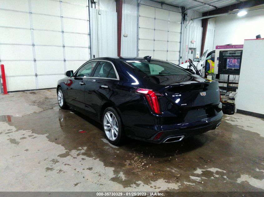 2021 CADILLAC CT4 LUXURY VIN: 1G6DK5RK0M0117647