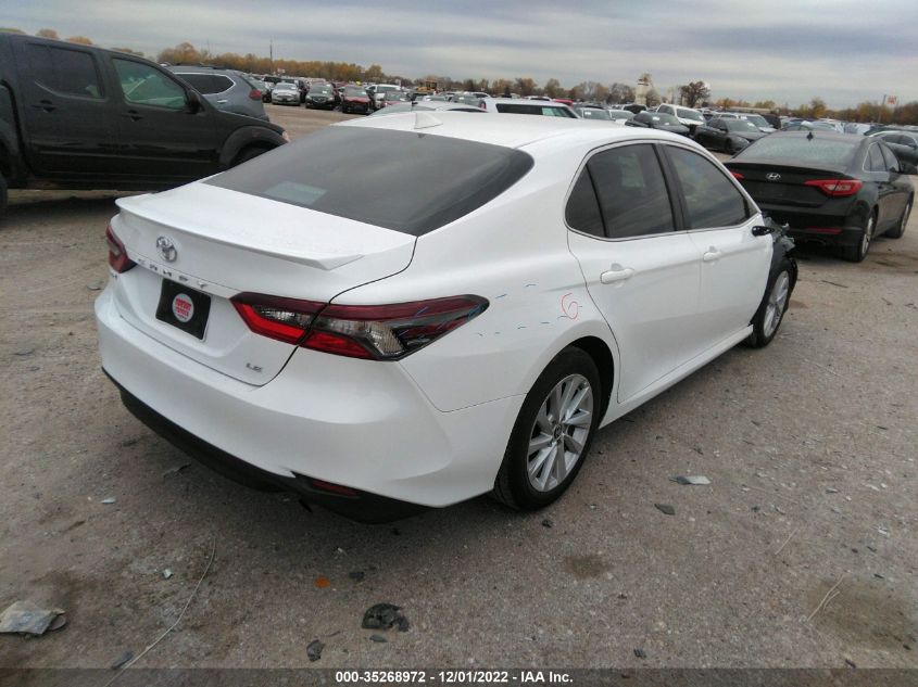 2022 TOYOTA CAMRY LE VIN: 4T1C11AK0NU694846