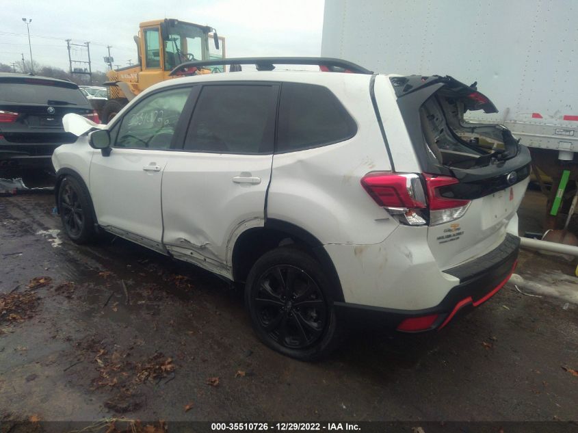 2021 SUBARU FORESTER SPORT VIN: JF2SKALC5MH437838