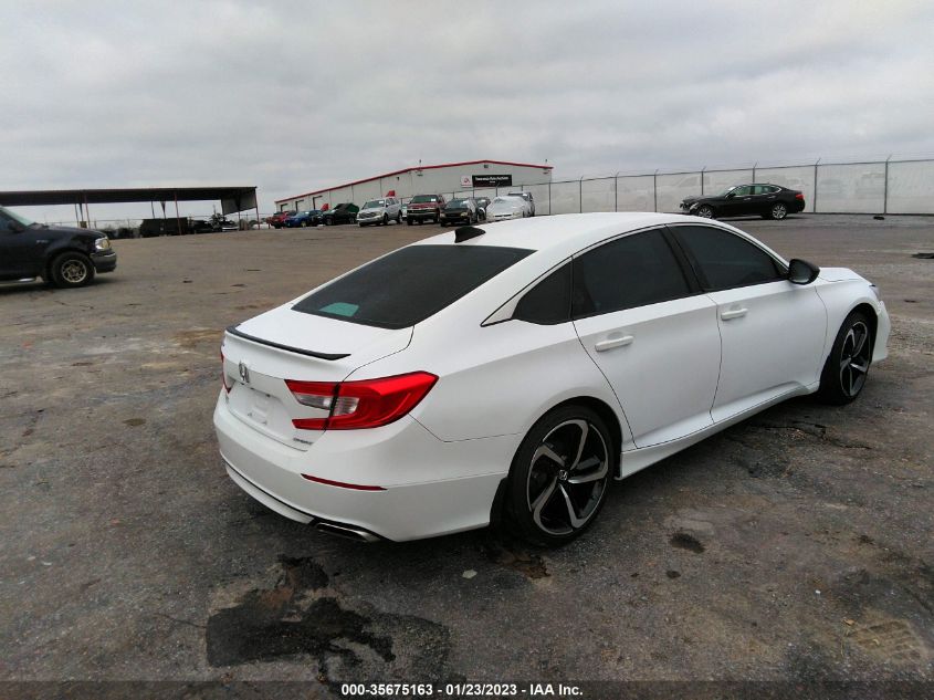 2022 HONDA ACCORD SEDAN SPORT VIN: 1HGCV1F39NA009451